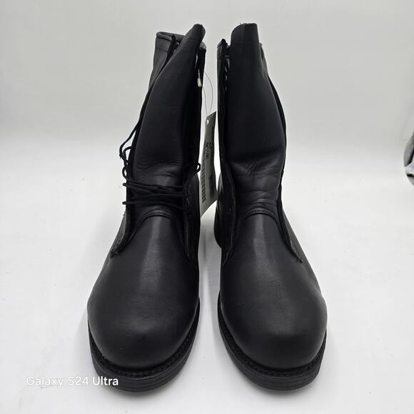 Addison Flyers Military Combat Boots Black Leather Made in USA Men's 9.5 E - Picture 5 of 8